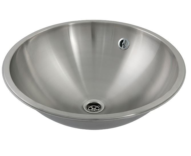 {Waschbecken rund einbau
82} Einbau-Waschtisch rund SLUN 34 | Waschtische aus Edelstahl ... | {Waschbecken rund einbau
82}