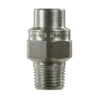 SSCO Edelstahl Düse 1/8'' AG-NPT mit 15° Spritzwinkel SSCO Edelstahl Düse 1/8'' AG-NPT mit 15° Spritzwinkel