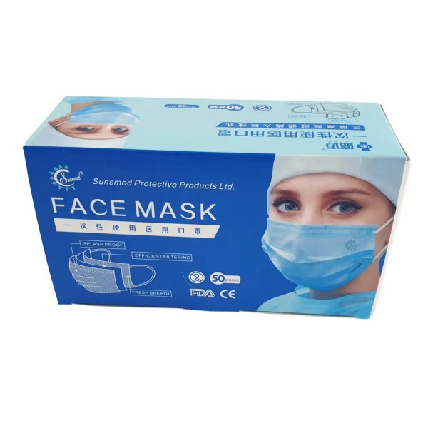 OP Maske Typ IIR blau Sunsmed Products