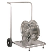 Schlauchwagen ohne Schlauch aus Edelstahl VP100 für 35m Schlauch 1/2'' mit Schlauchtrommel AVM9310 Schlauchwagen ohne Schlauch aus Edelstahl VP100 für 35m Schlauch 1/2'' mit Schlauchtrommel AVM9310