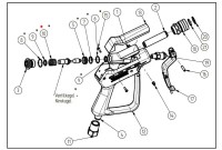 Druckfeder für Reinigungspistole ST3100 Druckfeder für Reinigungspistole ST3100