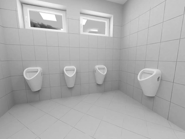 Laufen Urinal Caprino SLP23 mit Radar-Spülung