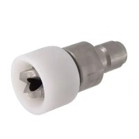 Schaumdüse Edelstahl mit Kupplungsstecker ST3100 und Düsenschutz Schaumdüse Edelstahl mit Kupplungsstecker ST3100 und Düsenschutz