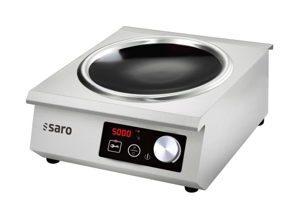 SARO Induktionskochfeld für Wok Modell GIULIA  Kategorie: KOCH- UND GARTECHNIK (THERMIK) Brutto-Gewicht: 11,40 kg EAN: 4017337058808 Versandart: Paket