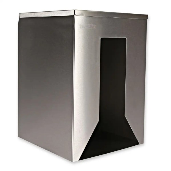 Edelstahlspender für Besucherkittel und Overalls