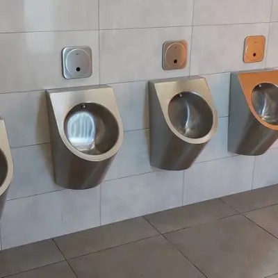 Urinal Vorwandelement mit Infrarot-Spülung SLP03N - Muster Toilette
