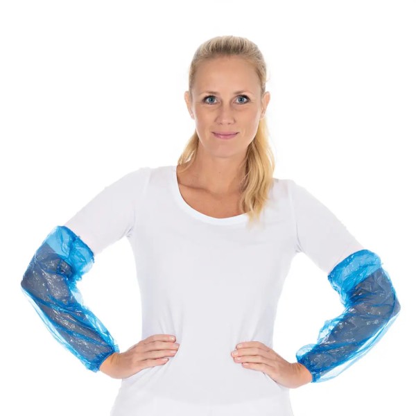 Ärmelschoner Eco Polyethylen - blau