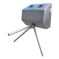 Dreiarm Drehkreuz aus Edelstahl Dreiarm Drehkreuz aus Edelstahl