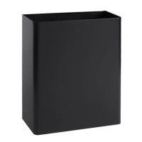 Edelstahl Mülleimer schwarz zur Wandmontage 26,5 Liter Edelstahl Mülleimer schwarz zur Wandmontage 26,5 Liter