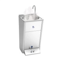 Mobiles Waschbecken mit Warmwasser und Wassertank Mobiles Waschbecken mit Warmwasser und Wassertank