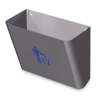 Edelstahl Mülleimer zur Wandmontage - 12,5 Liter Edelstahl Mülleimer zur Wandmontage - 12,5 Liter