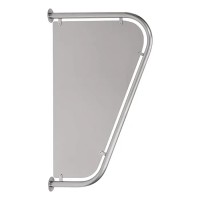 Edelstahl Urinal Trennwand 72x41 cm Edelstahl Urinal Trennwand 72x41 cm