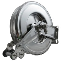 Edelstahl Schlauchaufroller für 10 - 40m Schlauch 1/2", starr Edelstahl Schlauchaufroller für 10 - 40m Schlauch 1/2", starr