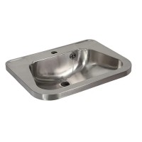 Edelstahl Waschbecken SLUN26 mit Hahnloch Edelstahl Waschbecken SLUN26 mit Hahnloch