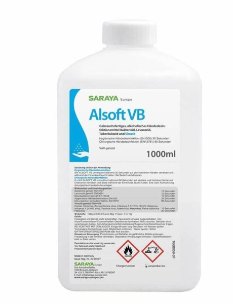 Saraya Alsoft VB 1 l Händedesinfektion