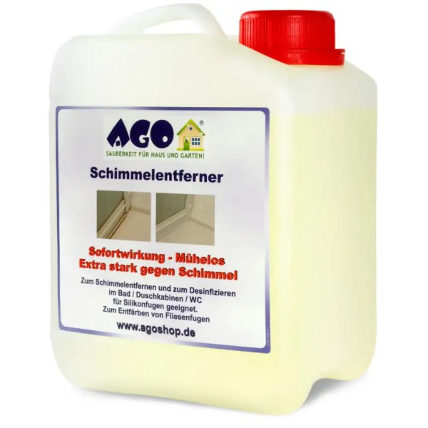 AGO Schimmelentferner mit Aktivchlor - 2 Liter