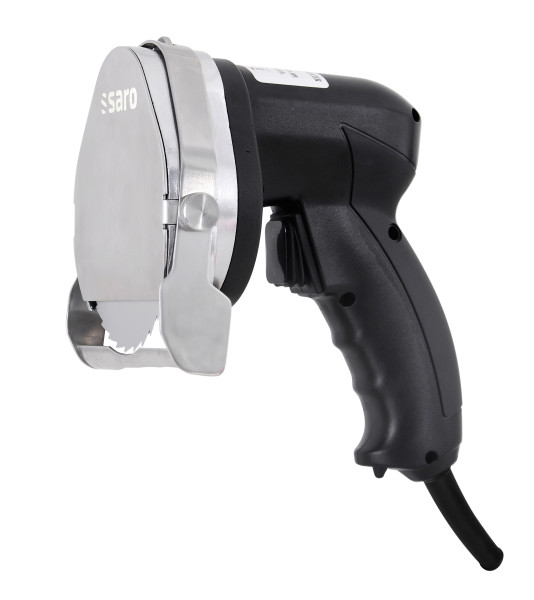 SARO Dönermesser / Gyrosmesser Modell ED 100  Kategorie: MECHANISCHE VORBEREITUNG Brutto-Gewicht: 2,00 kg EAN: 4017337418015 Versandart: Paket