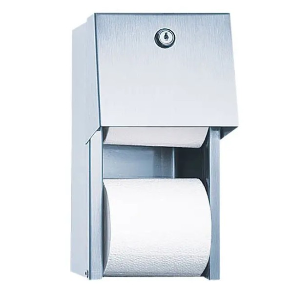 Toilettenpapierspender Edelstahl SLZN26 für 2 Rollen
