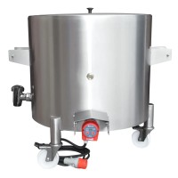 Edelstahl Kochkessel mit Digital Becker Thermostat wahlweise mit 90, 150 oder 200 Liter Volumen Edelstahl Kochkessel mit Digital Becker Thermostat wahlweise mit 90, 150 oder 200 Liter Volumen