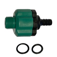 Rückschlagventil mit 1/4'' Außengewinde und 6 mm Schlauchtülle - EPDM Dichtungen Rückschlagventil mit 1/4'' Außengewinde und 6 mm Schlauchtülle - EPDM Dichtungen