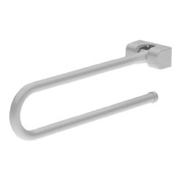 Edelstahl Stützklappgriff WC SLZM15 - Stahl mit weißer Pulverbeschichtung - Länge 600 mm Edelstahl Stützklappgriff WC SLZM15 - Stahl mit weißer Pulverbeschichtung - Länge 600 mm