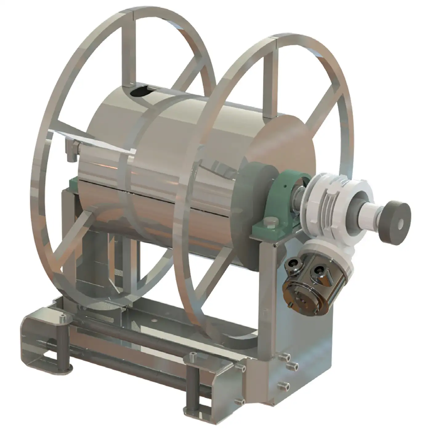 Elektrischer Schlauchaufroller für 60m Schlauch 3/4''