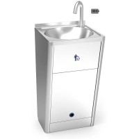 Vorschau: Mobiles Waschbecken mit Wassertank und Sensorarmatur Vorschau: Mobiles Waschbecken mit Wassertank und Sensorarmatur