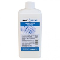 Handpflegecreme Hygo Clean in 500 ml oder 1000 ml Flaschen Handpflegecreme Hygo Clean in 500 ml oder 1000 ml Flaschen
