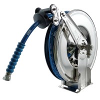 Vorschau: Edelstahl Schlauchaufroller mit 10 - 30m Schlauch 1/2"- starr Vorschau: Edelstahl Schlauchaufroller mit 10 - 30m Schlauch 1/2"- starr