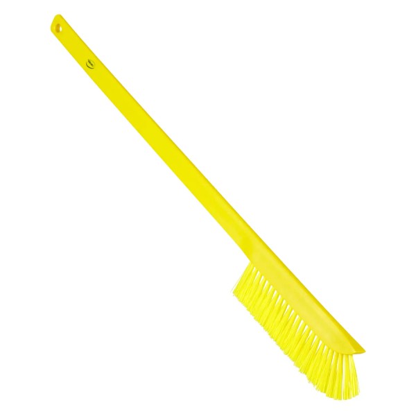 Ultraschmale Vikan Reinigungsbürste mit langem Stiel 600 mm, medium - gelb