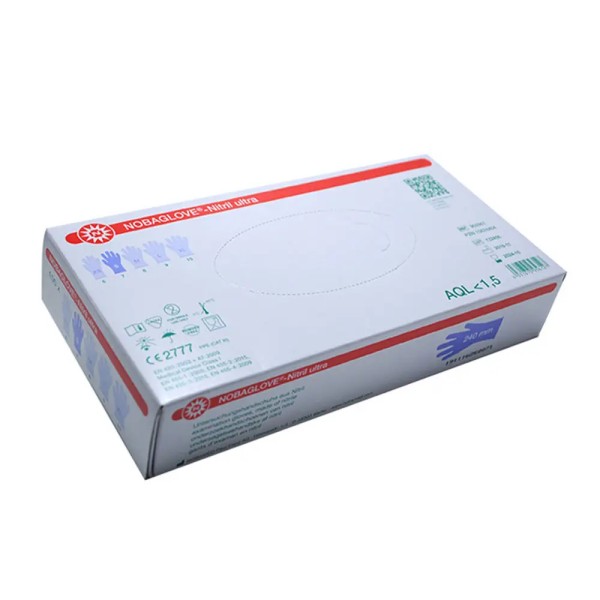 NOBAGLOVE® Einmalhandschuhe Nitril ultra - blau