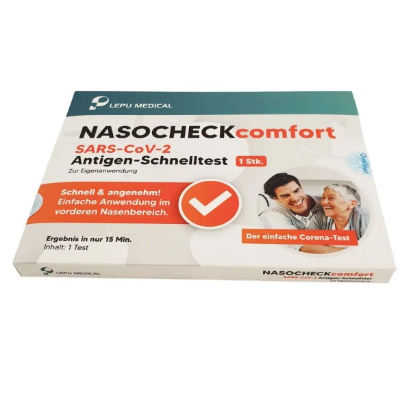 Nasocheck comfort sars-cov-2 antigen schnelltest von Lepu medical 01