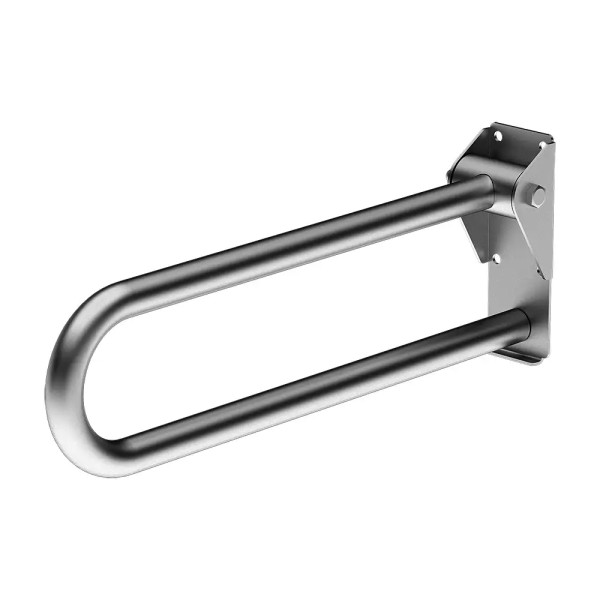 Edelstahl Stützklappgriff WC SLZM15X - matte Oberfläche - Länge 600 mm