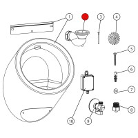 Siphon für Edelstahl Urinale Siphon für Edelstahl Urinale
