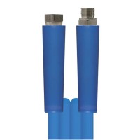 PVC Lebensmittelschlauch PUReClean365+ 100 DN12 blau mit Edelstahl Armaturen PVC Lebensmittelschlauch PUReClean365+ 100 DN12 blau mit Edelstahl Armaturen