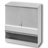 Universalspender aus Edelstahl für Hygienekleidung Universalspender aus Edelstahl für Hygienekleidung