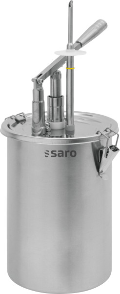 SARO Gebäckfüller Modell PD-019  Kategorie: MECHANISCHE VORBEREITUNG Brutto-Gewicht: 3,00 kg EAN: 4017337421060 Versandart: Paket