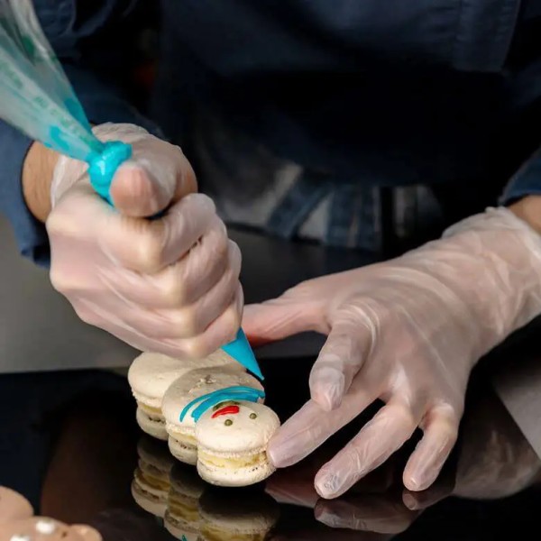 Vinylhandschuhe Ideal - Einsatz in der Konditorei