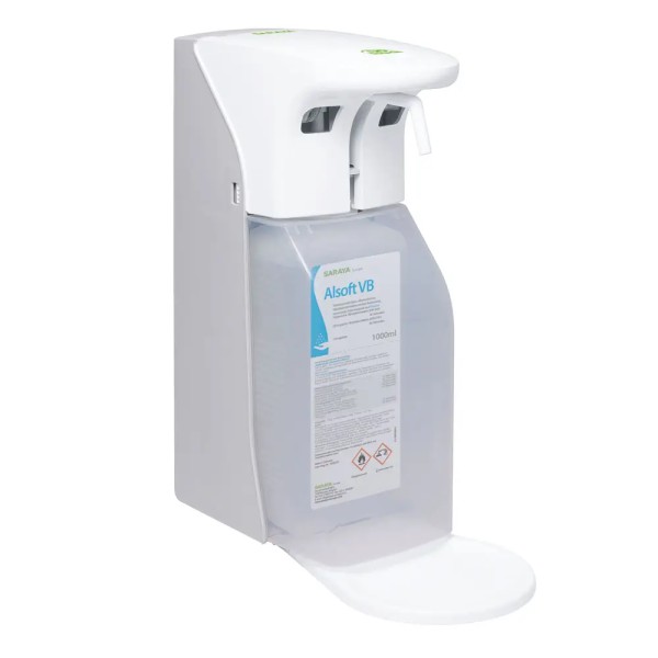 Desinfektionsspender Sensor SARAYA ADS-500/1000 für 500 ml oder 1000 ml Euroflaschen Seife oder Desinfektionsmittel