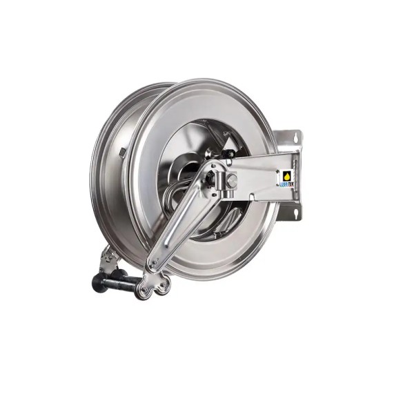 Edelstahl Schlauchaufroller Food für 1/2'' Schlauch 10 - 30 Meter