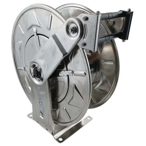 Automatischer Schlauchaufroller HR1000 für 15m Schlauch 1/2 Zoll - belastbar bis 250 bar und 140 °C