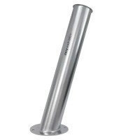 Edelstahl Lanzenhalter 100 mm, für Doppellanzen mit Bodenanschluss Edelstahl Lanzenhalter 100 mm, für Doppellanzen mit Bodenanschluss