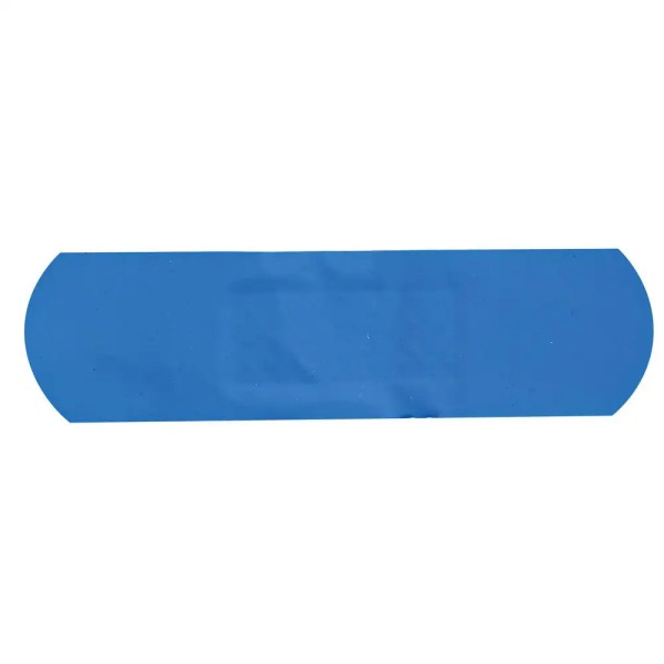 Blaues Pflaster des Nachfüllpack Aquatic für EasyAid Pflasterspender, detektierbar
