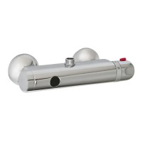 Aufputz Duscharmatur SLS03 mit Thermostat - Wasserabgang nach oben Aufputz Duscharmatur SLS03 mit Thermostat - Wasserabgang nach oben