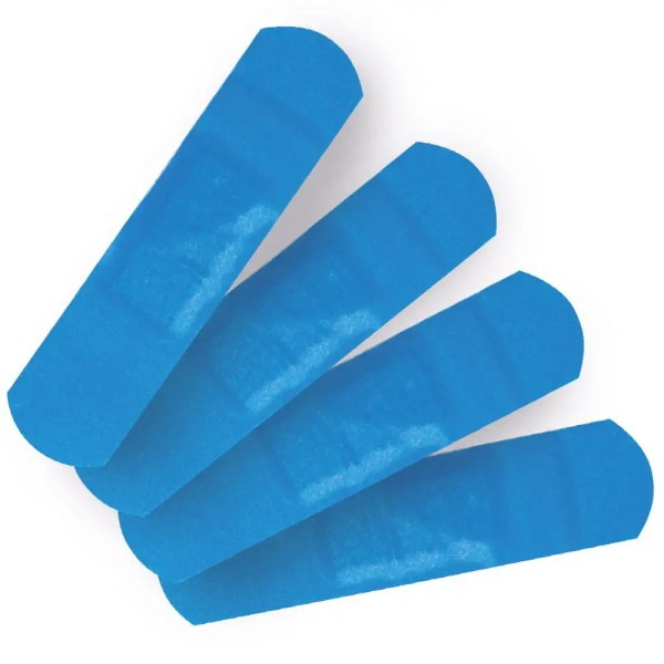 Pflaster Stripes detektierbar, blau