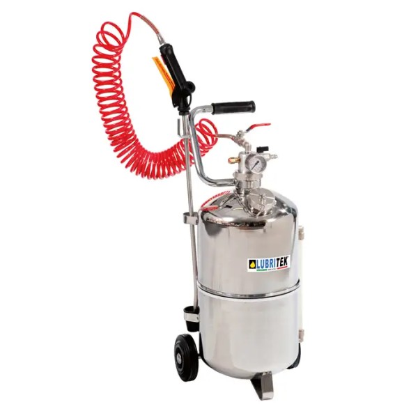 Edelstahl Sprühgerät mit 24 Liter Druckbehälter, fahrbar