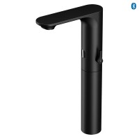 Waschtischarmatur schwarz SLU60V mit Sensor und Mischer Waschtischarmatur schwarz SLU60V mit Sensor und Mischer