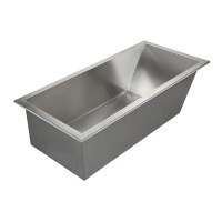 Edelstahl Badewanne ATYP im Wunschformat Edelstahl Badewanne ATYP im Wunschformat