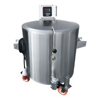 Mobiler Edelstahl Kochkessel 200 Liter mit Digitalsteuerung Indu52 Mobiler Edelstahl Kochkessel 200 Liter mit Digitalsteuerung Indu52