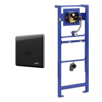 Urinal Vorwandelement mit Infrarot-Spülung schwarz SLP03KV für Nassbau Urinal Vorwandelement mit Infrarot-Spülung schwarz SLP03KV für Nassbau